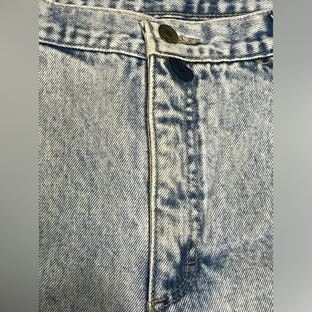 Vintage 80s 90s Calvin Klein Acid Wash USA Cotton Jeans - Picture 3 of 13